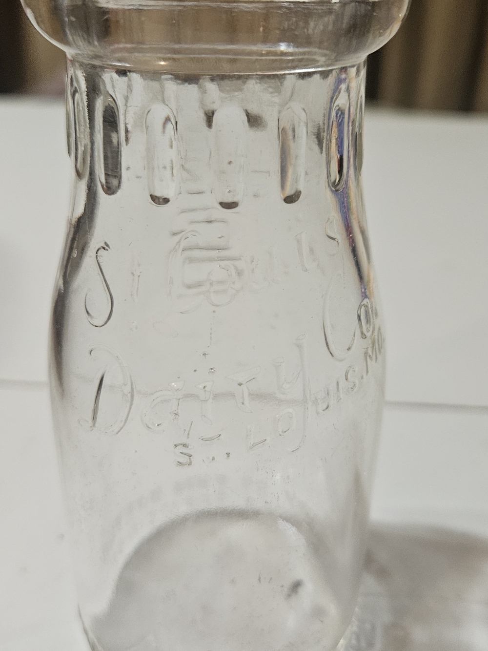 Vintage St. Louis Missouri Milk Bottle